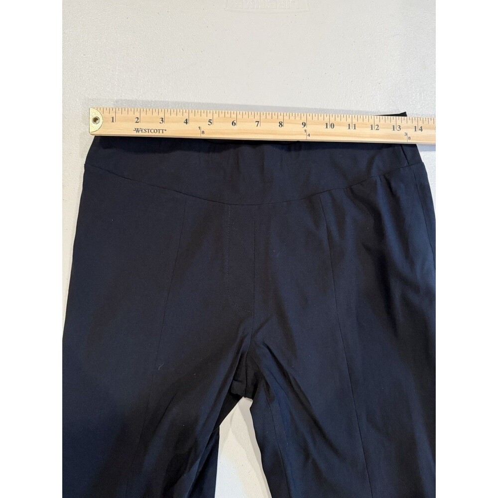 Insight Stretch Pants Womens 4 Black Tulip Hem Pull On Travel Minimal Workwear - Picture 7 of 7